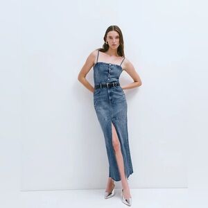Reformation Tazz Maxi Denim Dress